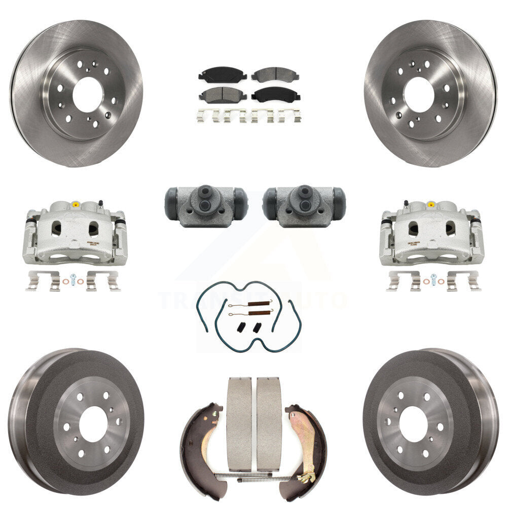 Transit Auto KC8-100888S Disc Brake Kit for 2009 Chevrolet Silverado 1500, GMC Sierra 1500 - Front and Rear product image