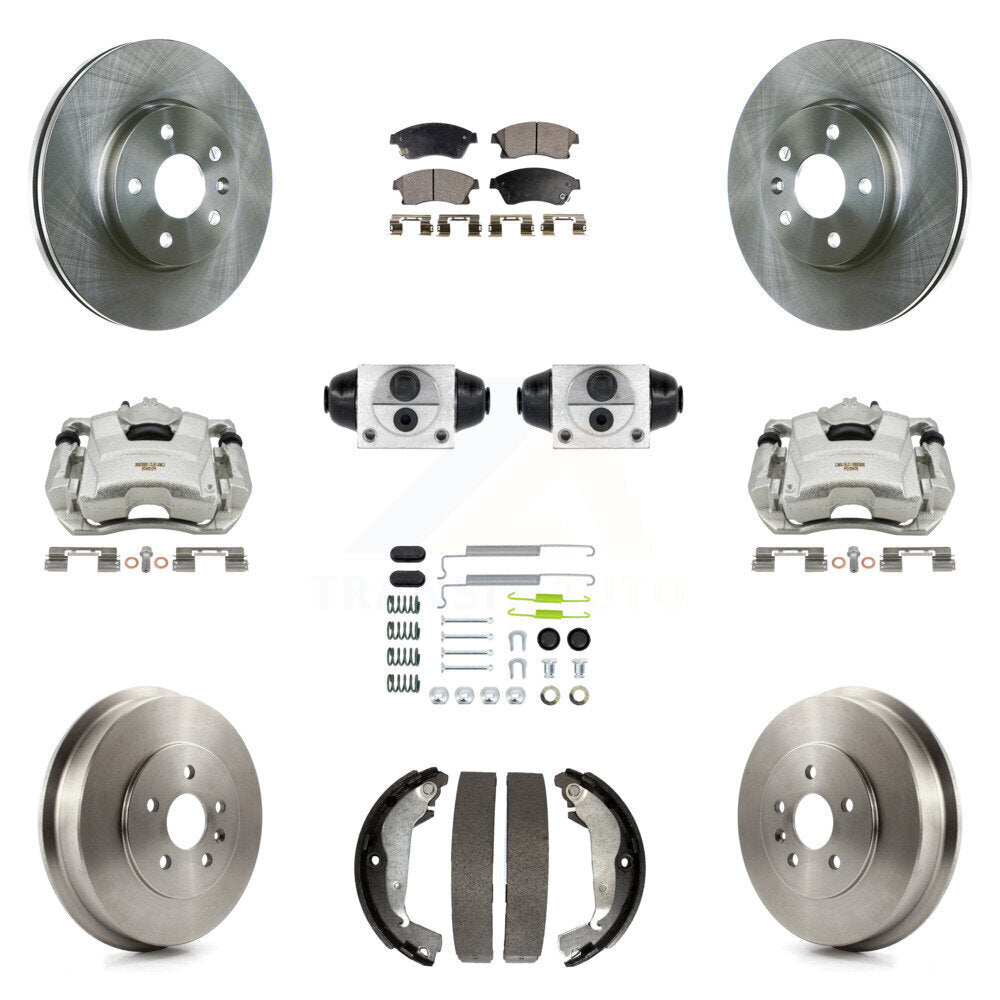 Transit Auto KC8-100890P Disc Brake Kit for 2011-2016 Chevrolet Cruze Limited, Chevrolet Cruze - Front and Rear product image