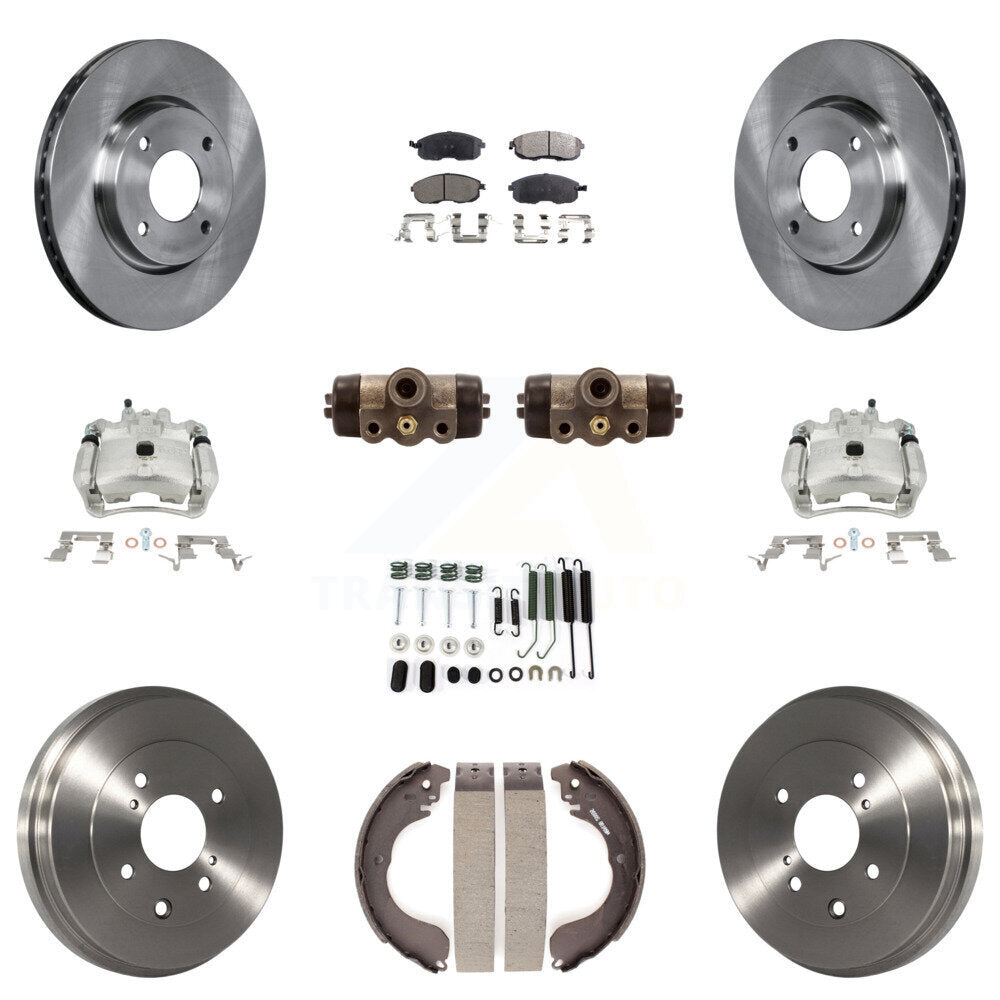 Transit Auto KC8-100890T Disc Brake Kit for 2007-2012 Nissan Sentra - Front and Rear product image