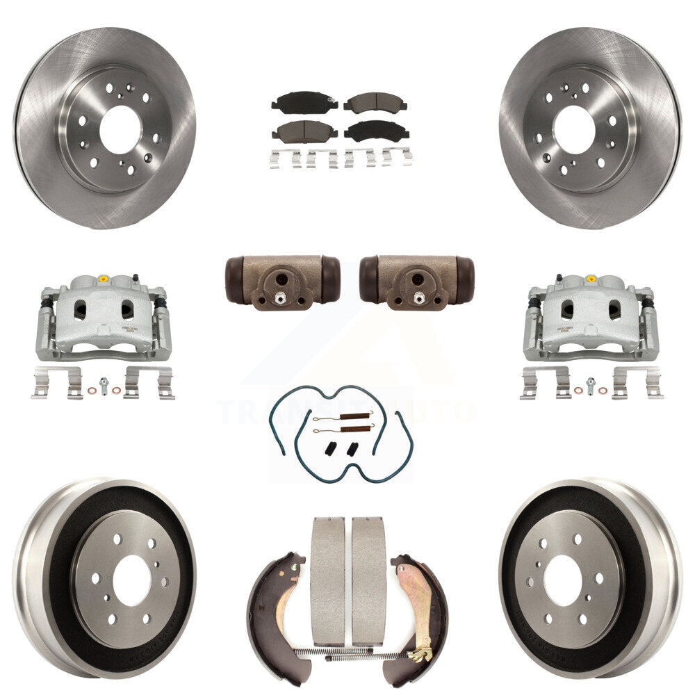 Transit Auto KC8-100891C Disc Brake Kit for 2005-2007 Chevrolet Silverado 1500 Classic, Chevrolet Silverado 1500, GMC Sierra 1500 - Front and Rear product image