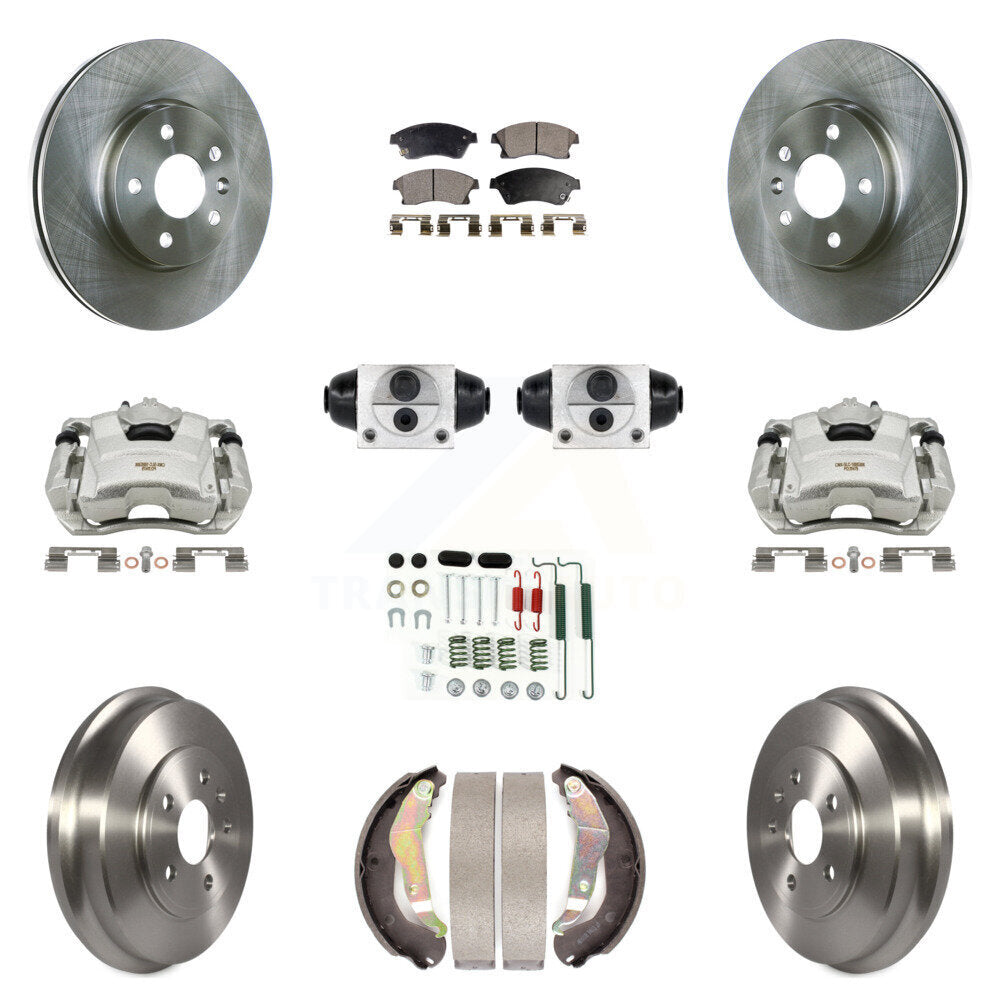 Transit Auto KC8-100891P Disc Brake Kit for 2012-2017 Chevrolet Sonic - Front and Rear product image