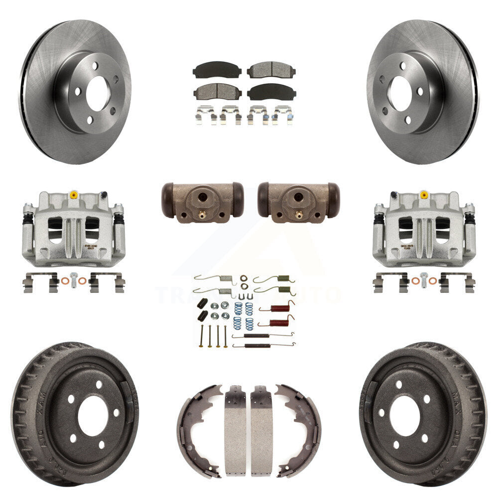 Transit Auto KC8-100891S Disc Brake Kit for 2004-2009 Mazda B4000, Ford Ranger - Front and Rear product image