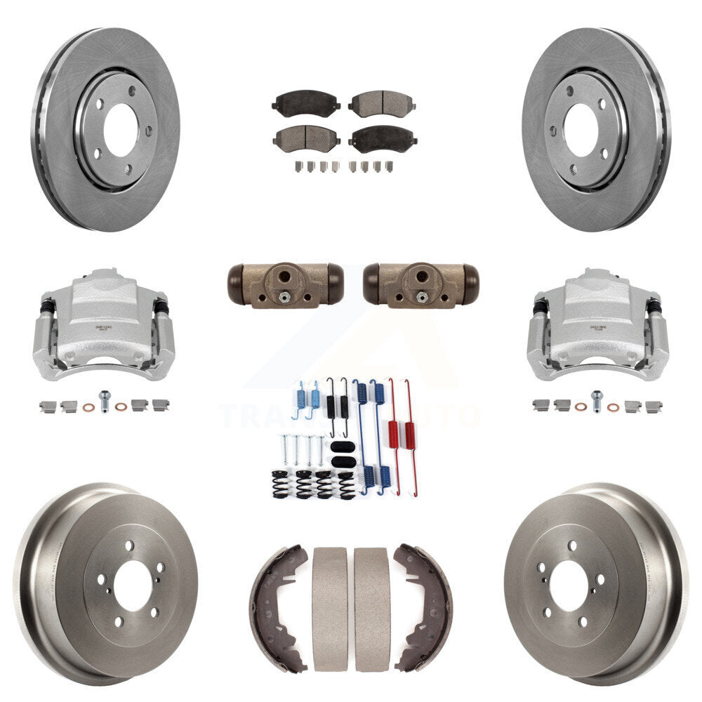 Transit Auto KC8-100891T Disc Brake Kit for 2004-2007 Chrysler Town & Country, Dodge Caravan, Dodge Grand Caravan - Front and Rear product image
