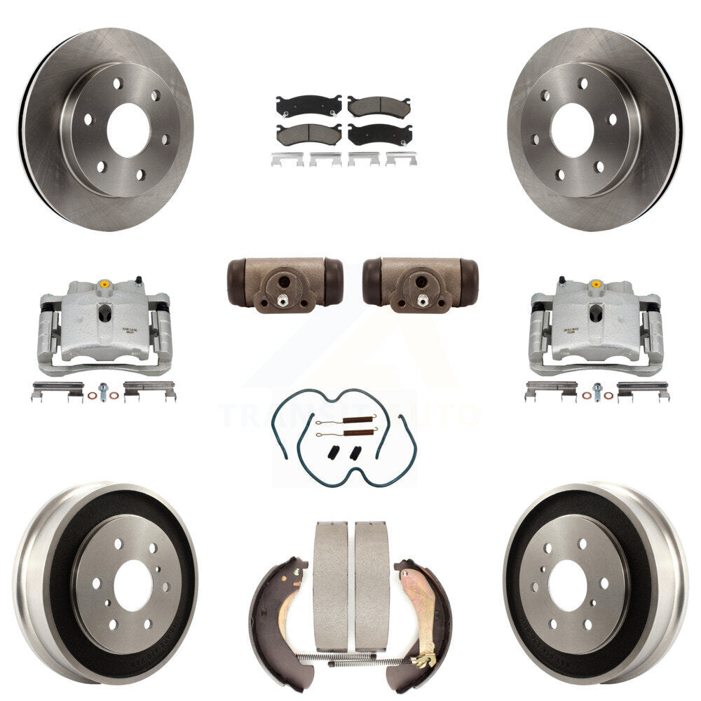 Transit Auto KC8-100892C Disc Brake Kit for 2005-2007 Chevrolet Silverado 1500 Classic, Chevrolet Silverado 1500, GMC Sierra 1500 - Front and Rear product image