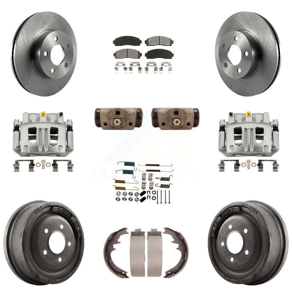Transit Auto KC8-100892S Disc Brake Kit for 2004-2009 Mazda B4000, Ford Ranger - Front and Rear product image