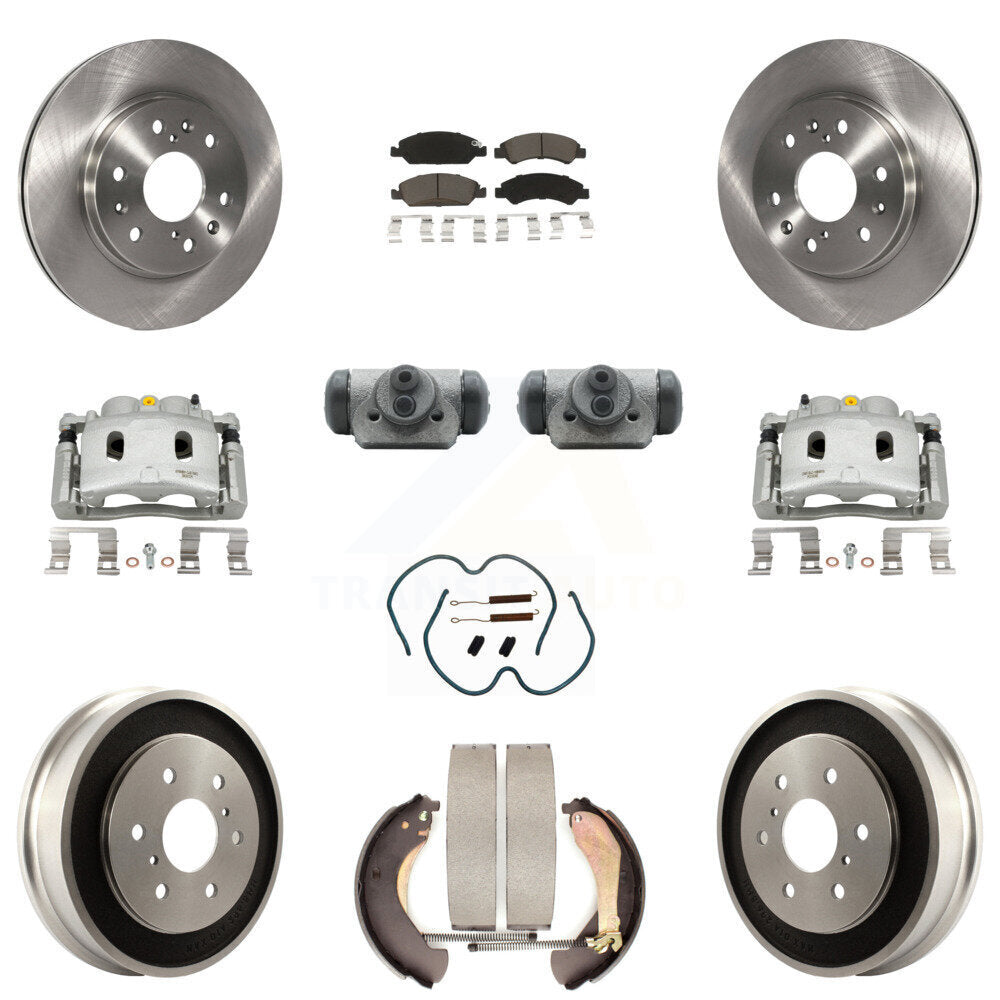 Transit Auto KC8-100893C Disc Brake Kit for 2005-2007 Chevrolet Silverado 1500, Chevrolet Silverado 1500 Classic, GMC Sierra 1500 - Front and Rear product image