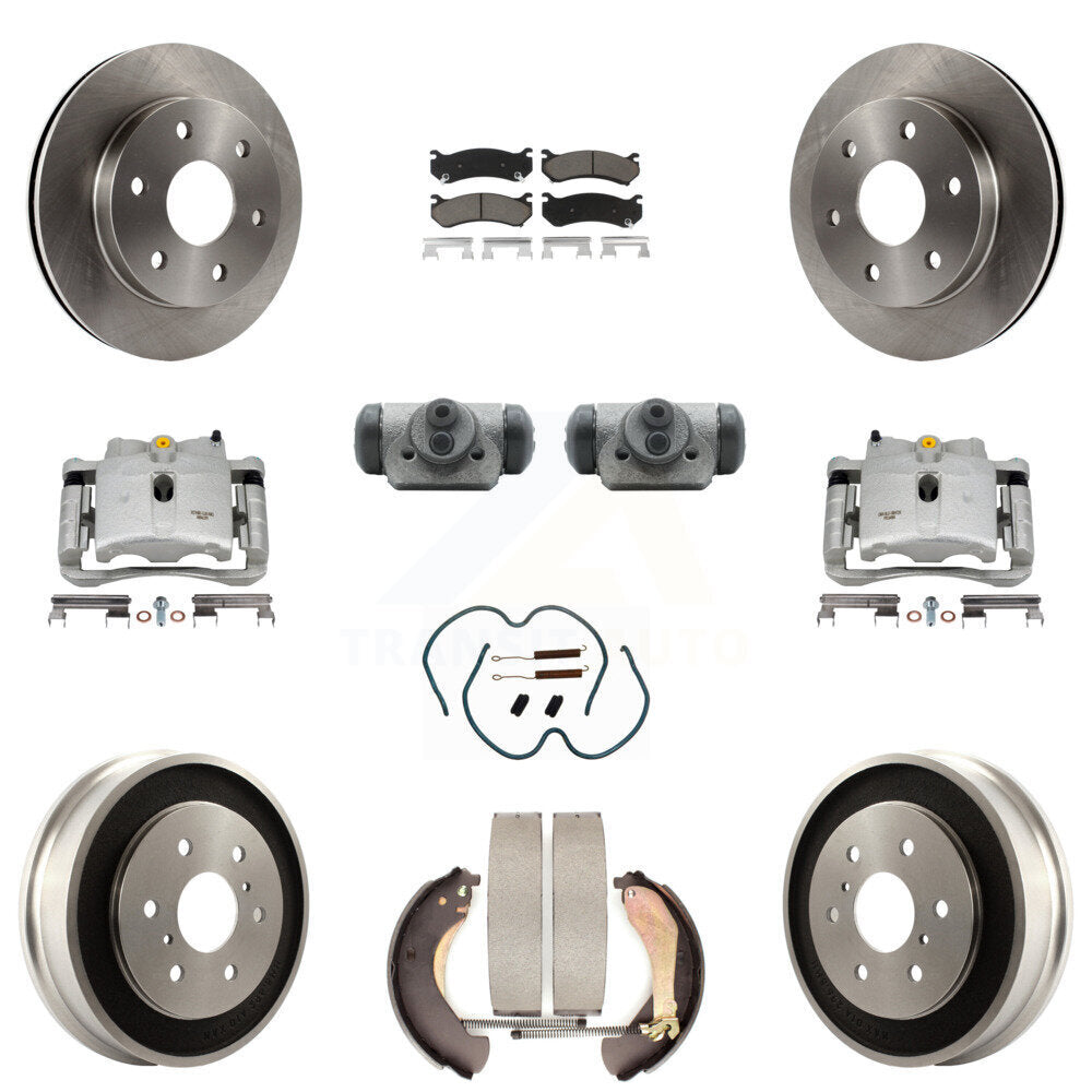 Transit Auto KC8-100894C Disc Brake Kit for 2005-2007 Chevrolet Silverado 1500 Classic, Chevrolet Silverado 1500, GMC Sierra 1500 - Front and Rear product image