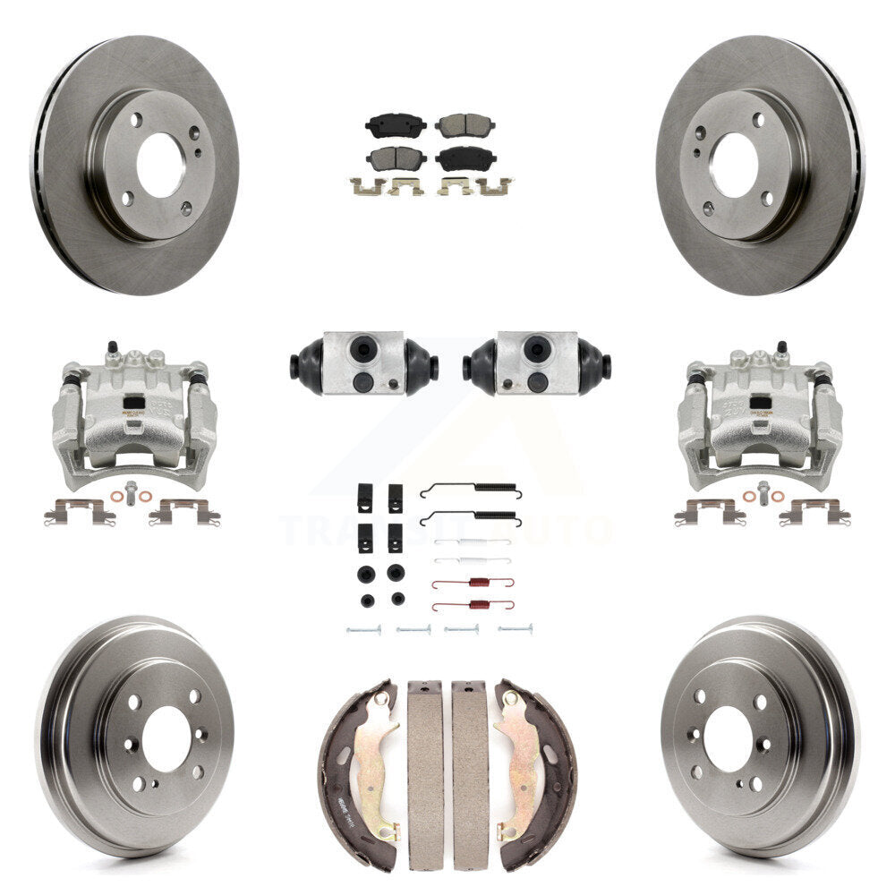 Transit Auto KC8-100894S Disc Brake Kit for 2011-2019 Ford Fiesta - Front and Rear product image