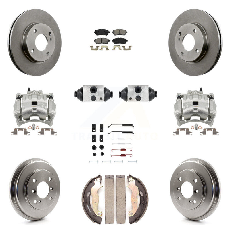 Transit Auto KC8-100894S Disc Brake Kit for 2011-2019 Ford Fiesta - Front and Rear product image