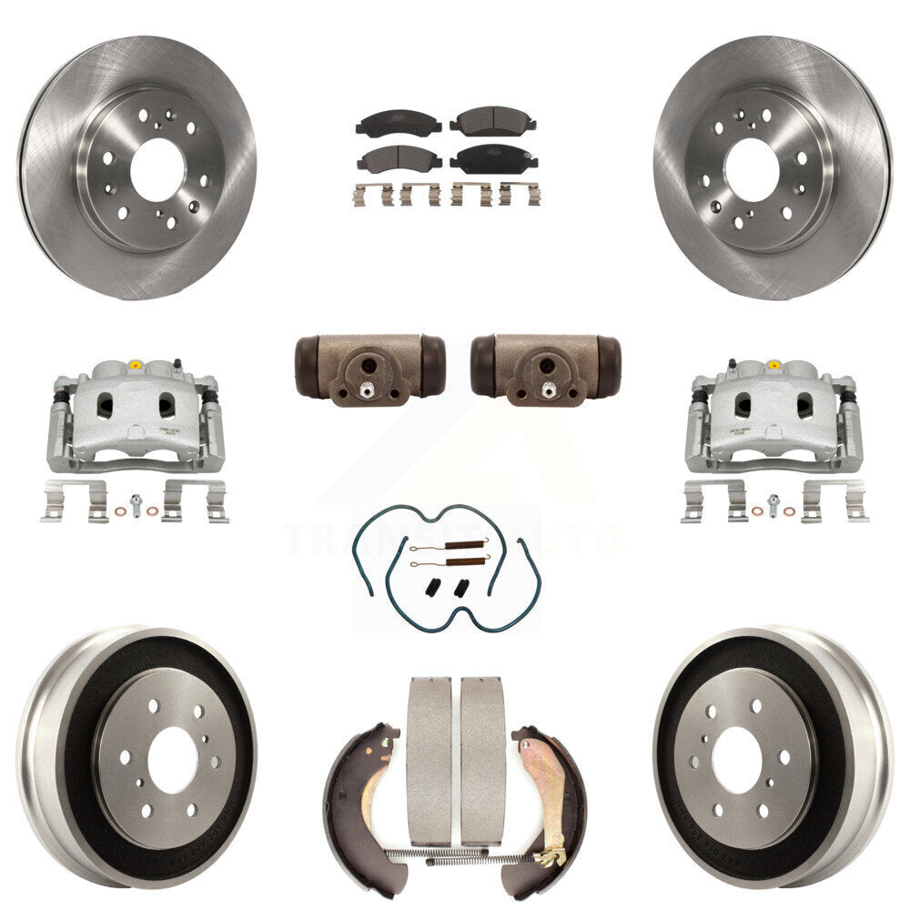 Transit Auto KC8-100895T Disc Brake Kit for 2005-2007 Chevrolet Silverado 1500 Classic, Chevrolet Silverado 1500, GMC Sierra 1500 - Front and Rear product image