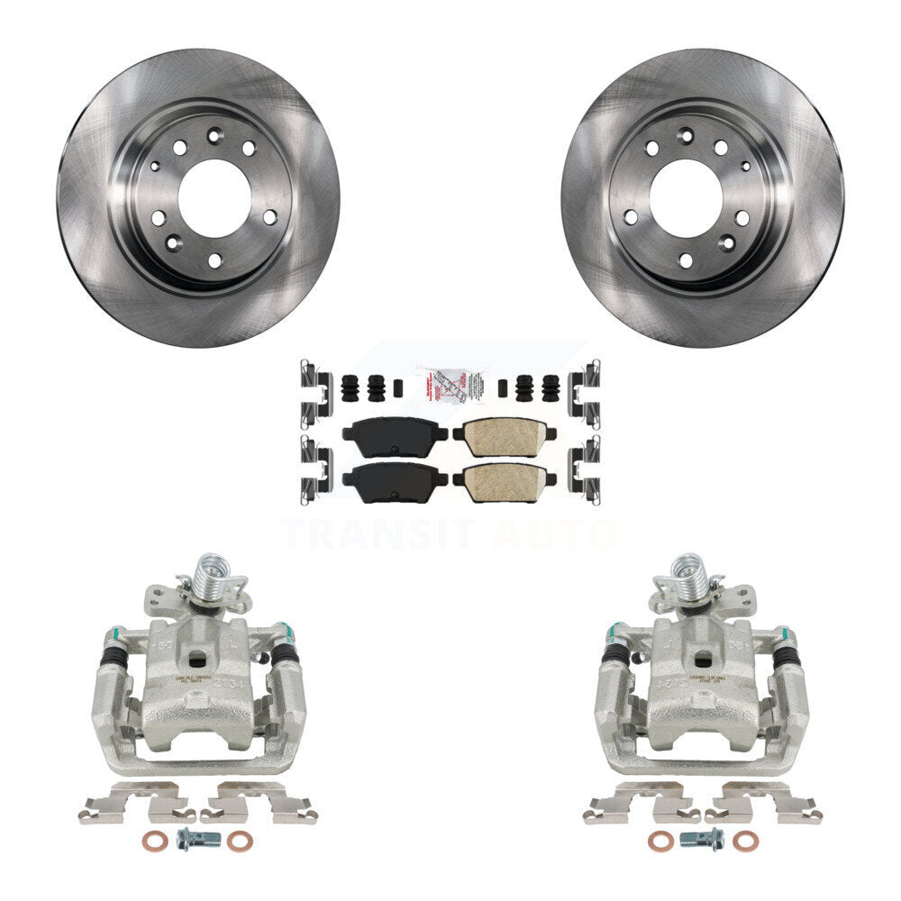 Transit Auto KC8-100896N Disc Brake Kit for 2006-2013 Mazda 6, Lincoln MKZ, Ford Fusion & more - Rear product image