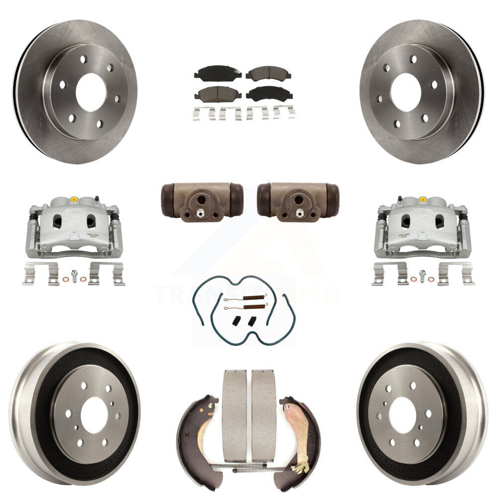Transit Auto KC8-100897C Disc Brake Kit for 2007 GMC Sierra 1500 - Front and Rear product image