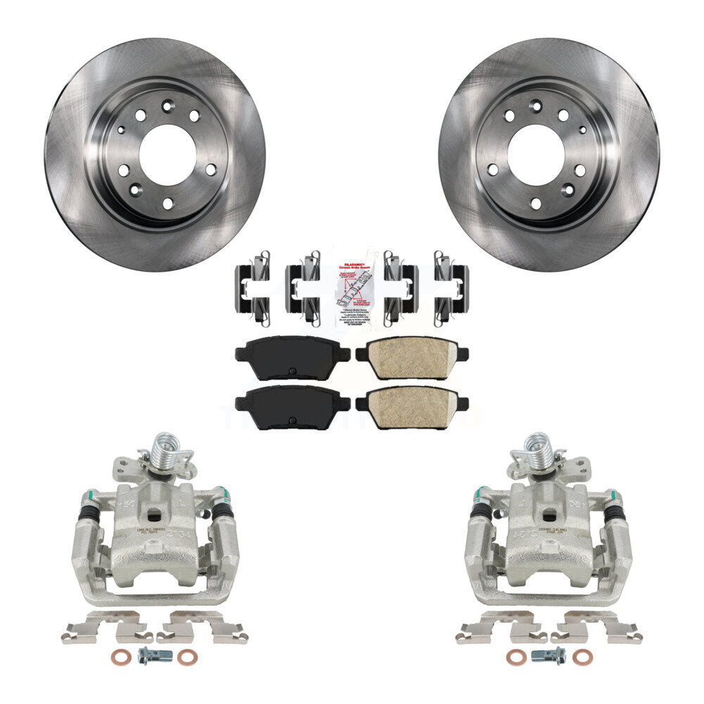 Transit Auto KC8-100897N Disc Brake Kit for 2006-2013 Mazda 6, Lincoln MKZ, Ford Fusion & more - Rear product image