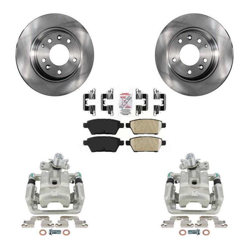 Transit Auto KC8-100897N Disc Brake Kit for 2006-2013 Mazda 6, Lincoln MKZ, Ford Fusion & more - Rear product image