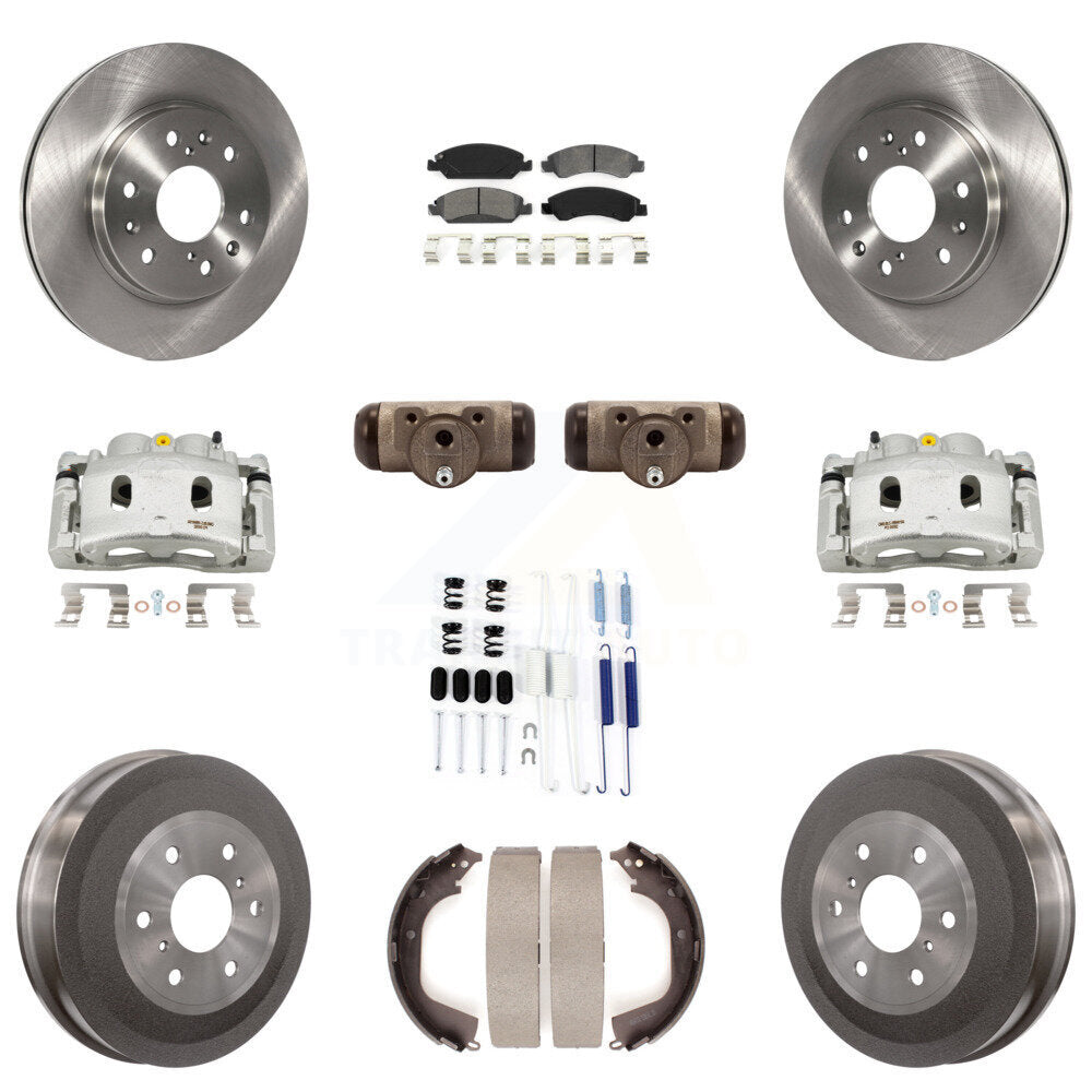 Transit Auto KC8-100897S Disc Brake Kit for 2010-2013 Chevrolet Silverado 1500, GMC Sierra 1500 - Front and Rear product image