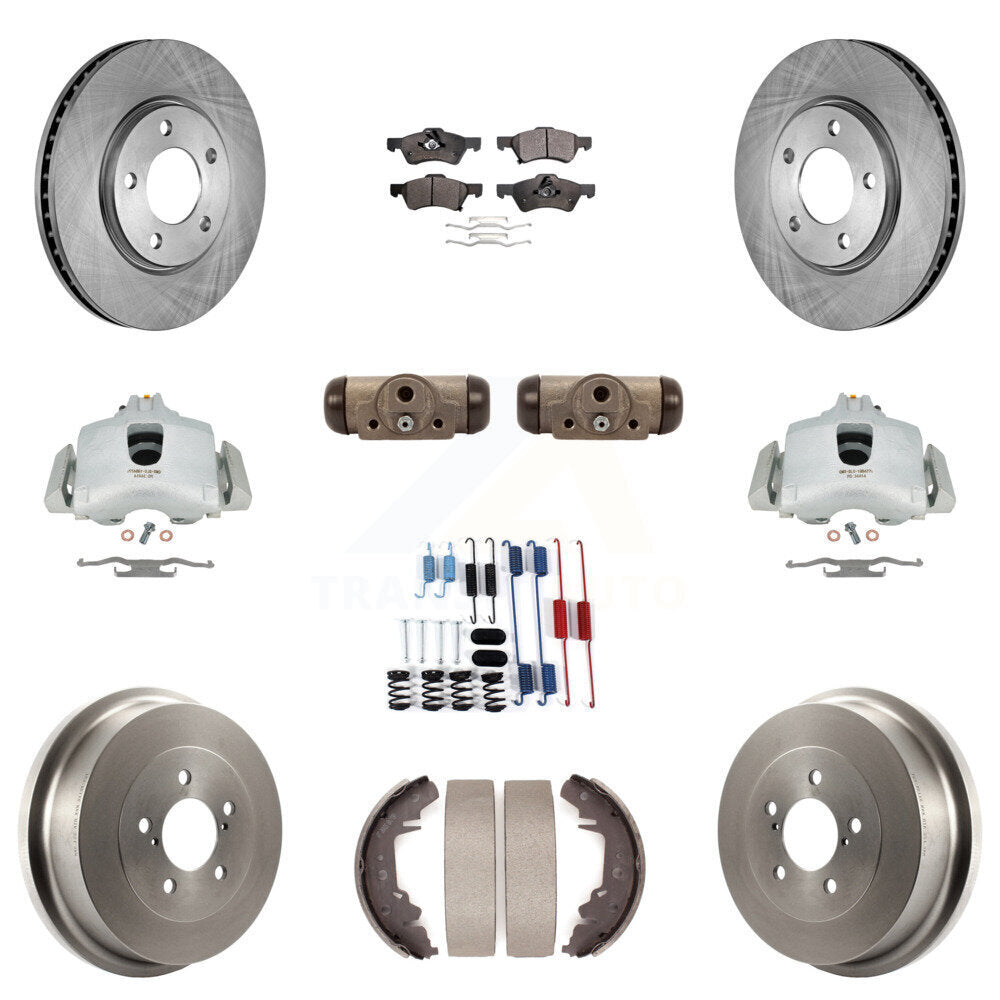 Transit Auto KC8-100898P Disc Brake Kit for 2001-2007 Chrysler Town & Country, Dodge Caravan, Dodge Grand Caravan - Front and Rear product image