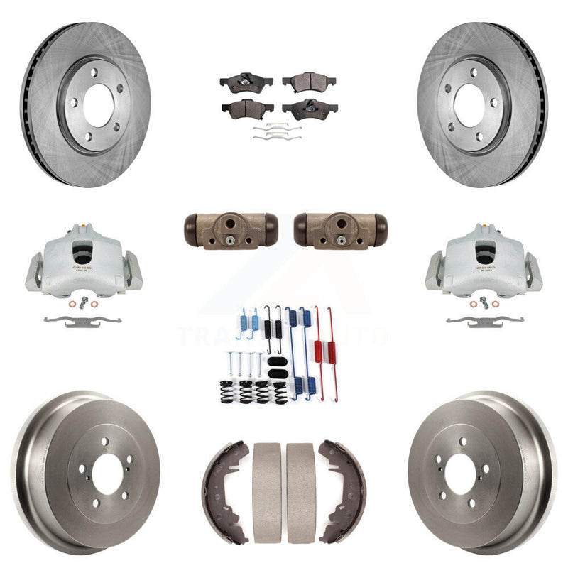 Transit Auto KC8-100898P Disc Brake Kit for 2001-2007 Chrysler Town & Country, Dodge Caravan, Dodge Grand Caravan - Front and Rear product image