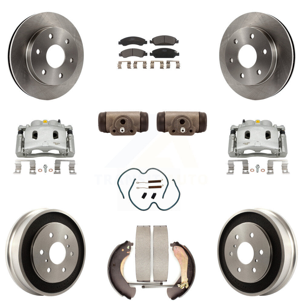 Transit Auto KC8-100901T Disc Brake Kit for 2007 GMC Sierra 1500 - Front and Rear product image