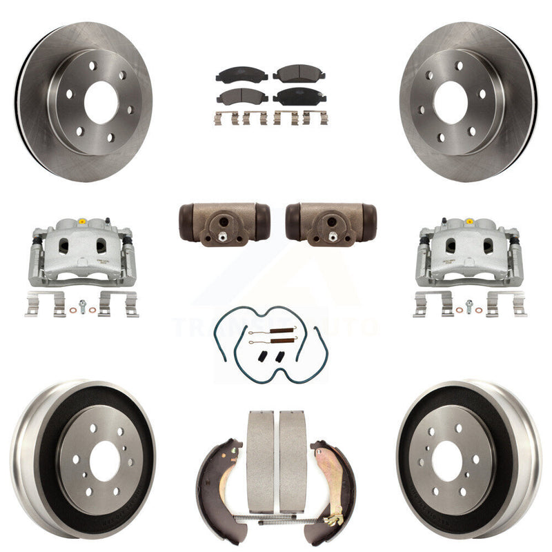Transit Auto KC8-100901T Disc Brake Kit for 2007 GMC Sierra 1500 - Front and Rear product image