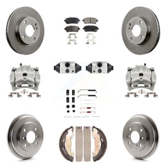 Transit Auto KC8-100902P Disc Brake Kit for 2011-2019 Ford Fiesta - Front and Rear product image