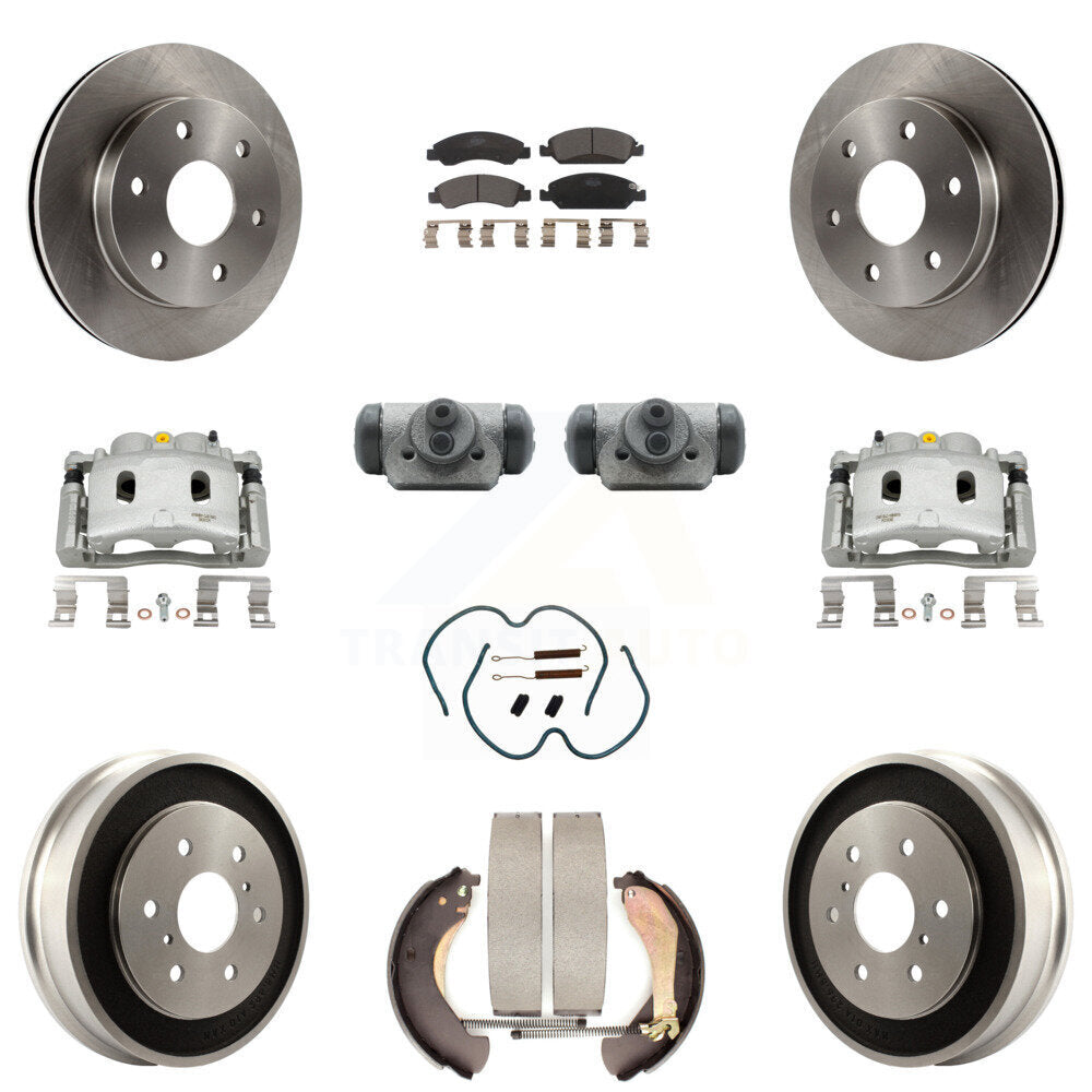 Transit Auto KC8-100902T Disc Brake Kit for 2007 GMC Sierra 1500 - Front and Rear product image