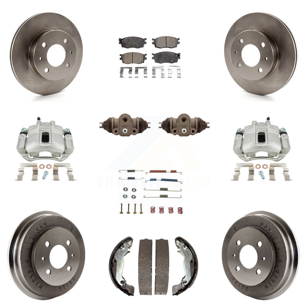Transit Auto KC8-100904P Disc Brake Kit for 2006 Hyundai Accent - Front and Rear product image