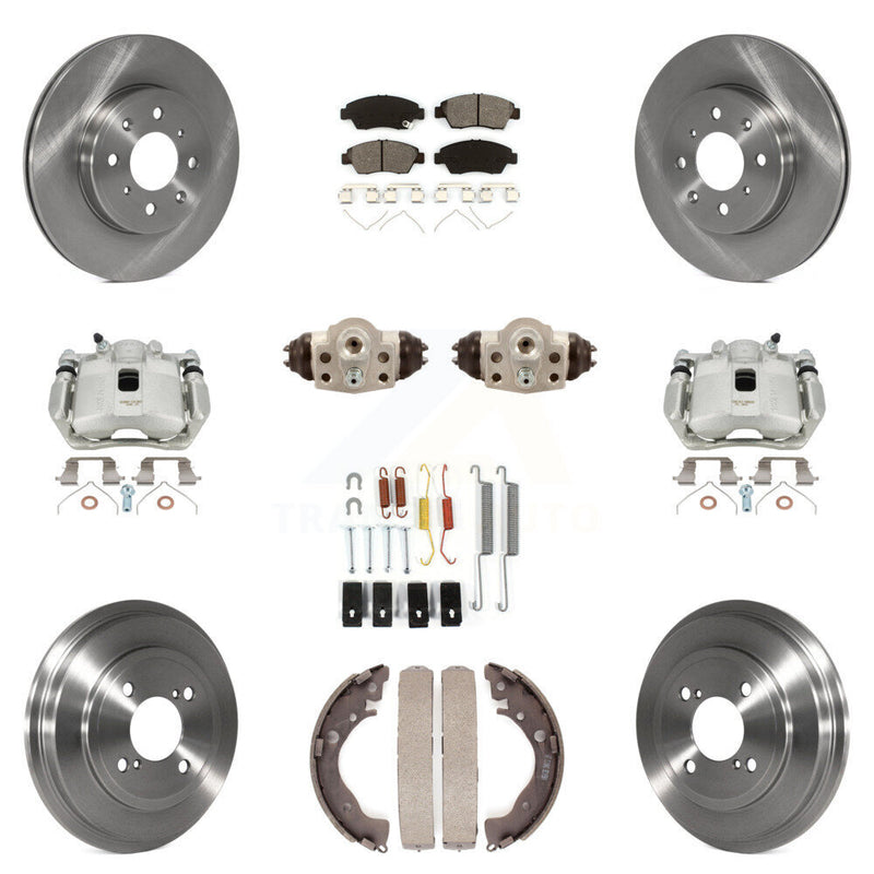 Transit Auto KC8-100904S Disc Brake Kit for 2015-2019 Honda Fit - Front and Rear product image