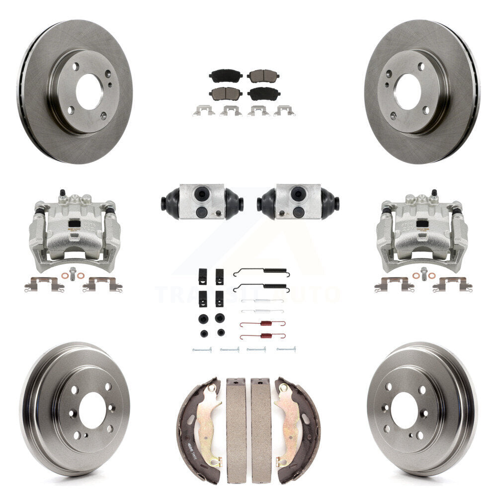 Transit Auto KC8-100905C Disc Brake Kit for 2011-2019 Ford Fiesta - Front and Rear product image