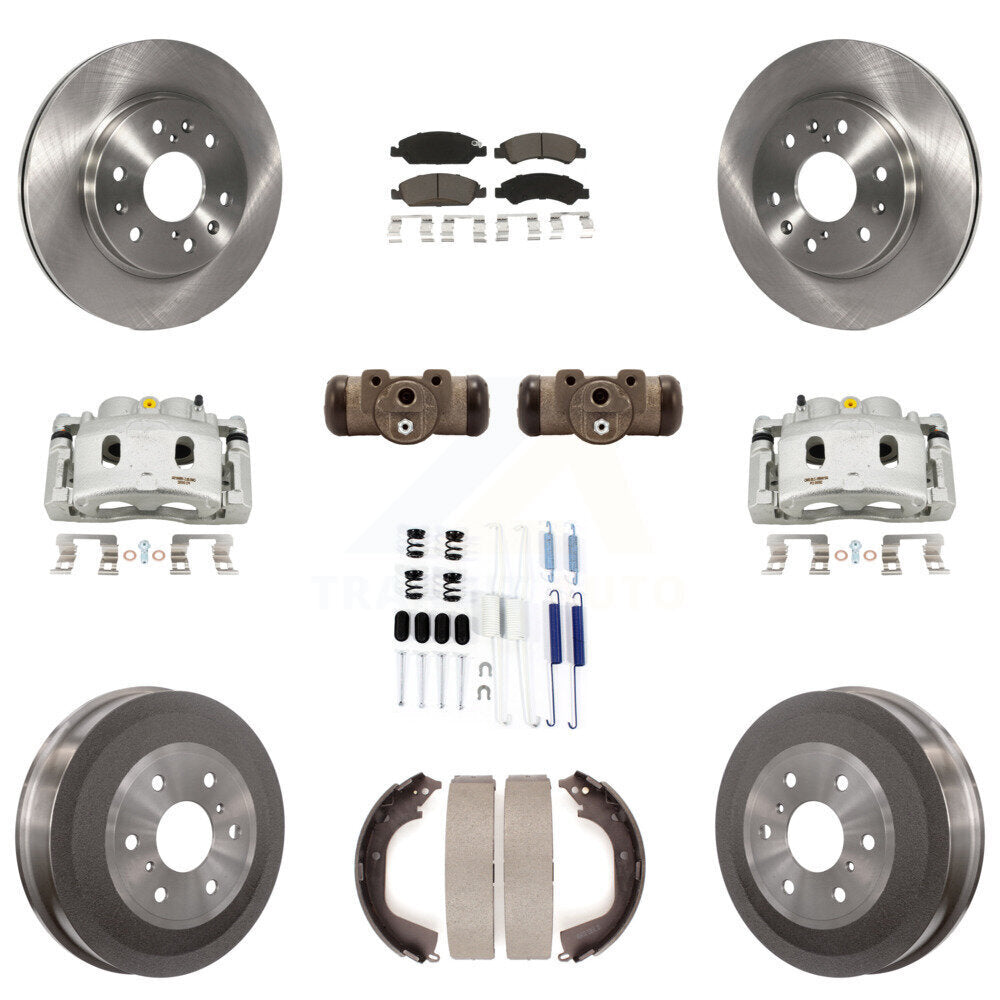 Transit Auto KC8-100907C Disc Brake Kit for 2010-2013 Chevrolet Silverado 1500, GMC Sierra 1500 - Front and Rear product image