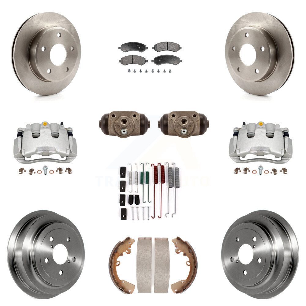 Transit Auto KC8-100908P Disc Brake Kit for 2009-2011 Ram Dakota, Dodge Dakota - Front and Rear product image