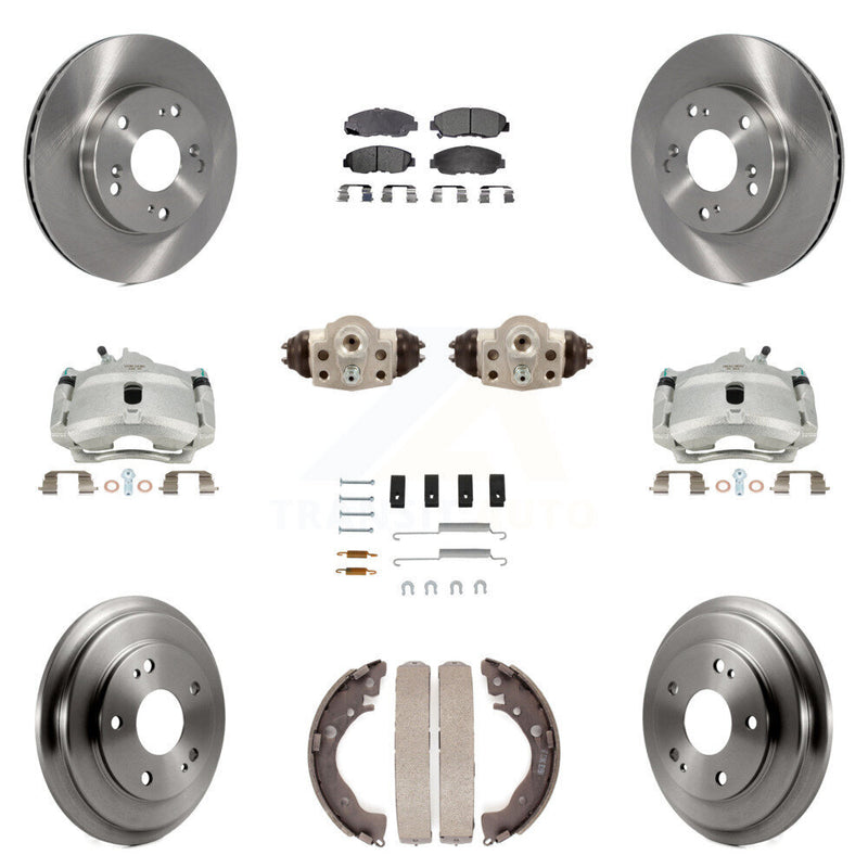 Transit Auto KC8-100910P Disc Brake Kit for 2006-2011 Honda Civic - Front and Rear product image
