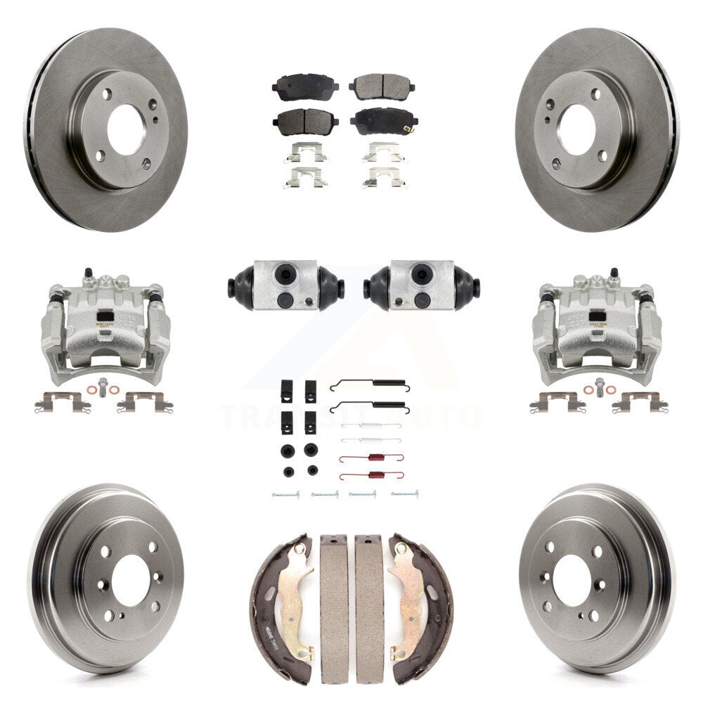 Transit Auto KC8-100910T Disc Brake Kit for 2011-2019 Ford Fiesta - Front and Rear product image
