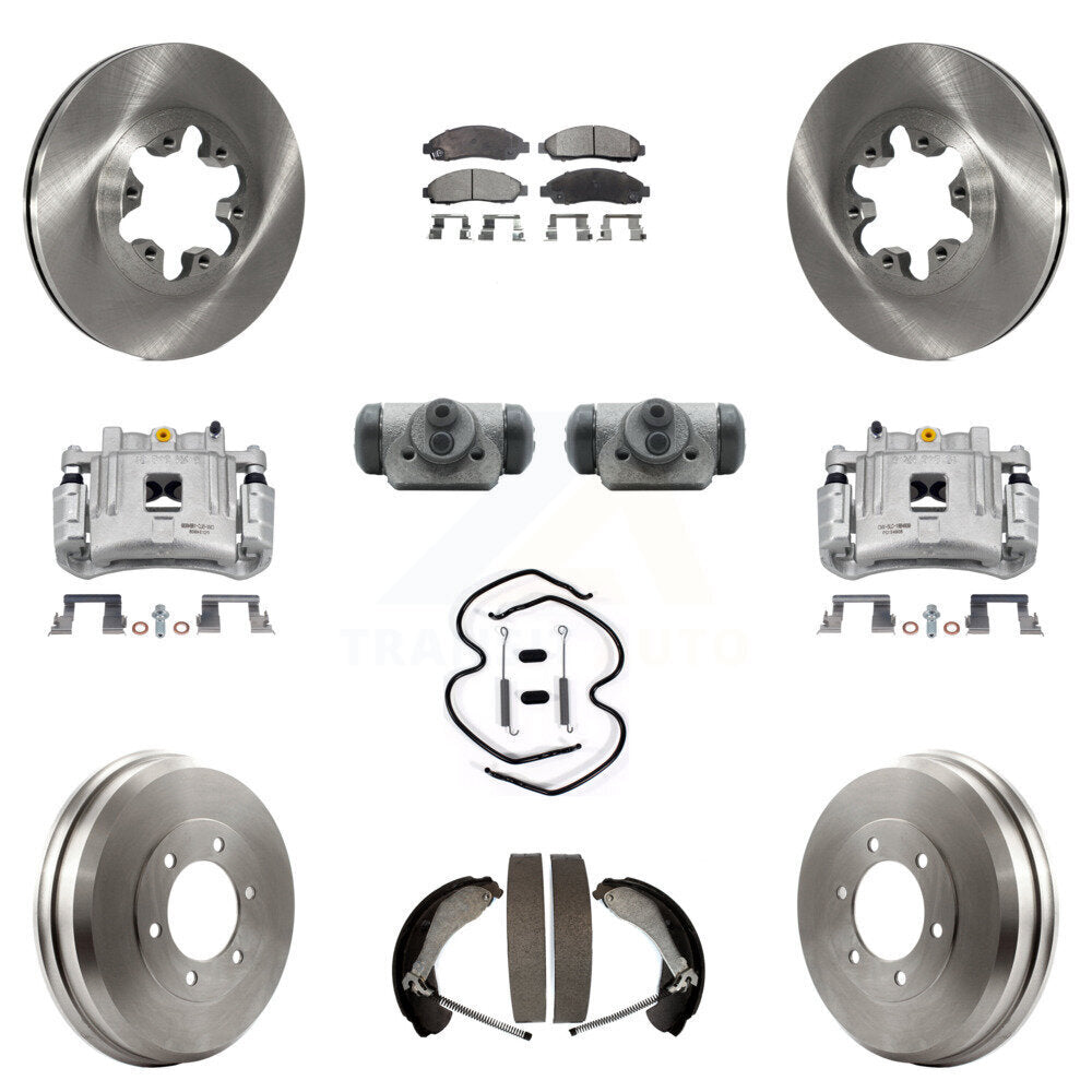 Transit Auto KC8-100911T Disc Brake Kit for 2004-2008 Isuzu i-290, Isuzu i-370, Isuzu i-280 & more - Front and Rear product image