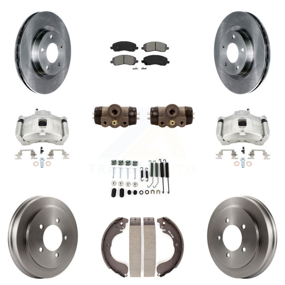 Transit Auto KC8-100912S Disc Brake Kit for 2007-2017 Dodge Caliber, Dodge Avenger, Jeep Compass & more - Front and Rear product image