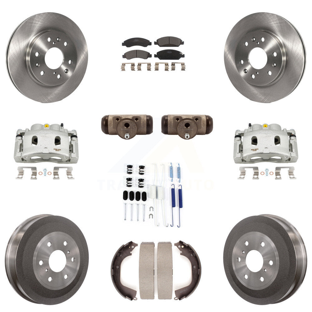 Transit Auto KC8-100913T Disc Brake Kit for 2010-2013 Chevrolet Silverado 1500, GMC Sierra 1500 - Front and Rear product image