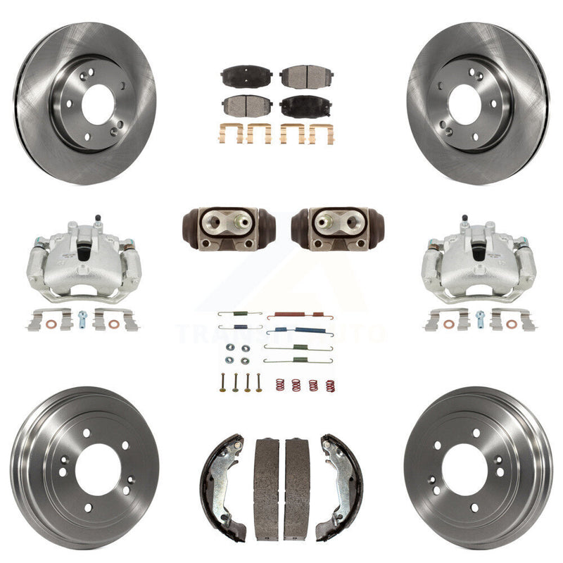 Transit Auto KC8-100914P Disc Brake Kit for 2009-2010 Hyundai Elantra - Front and Rear product image