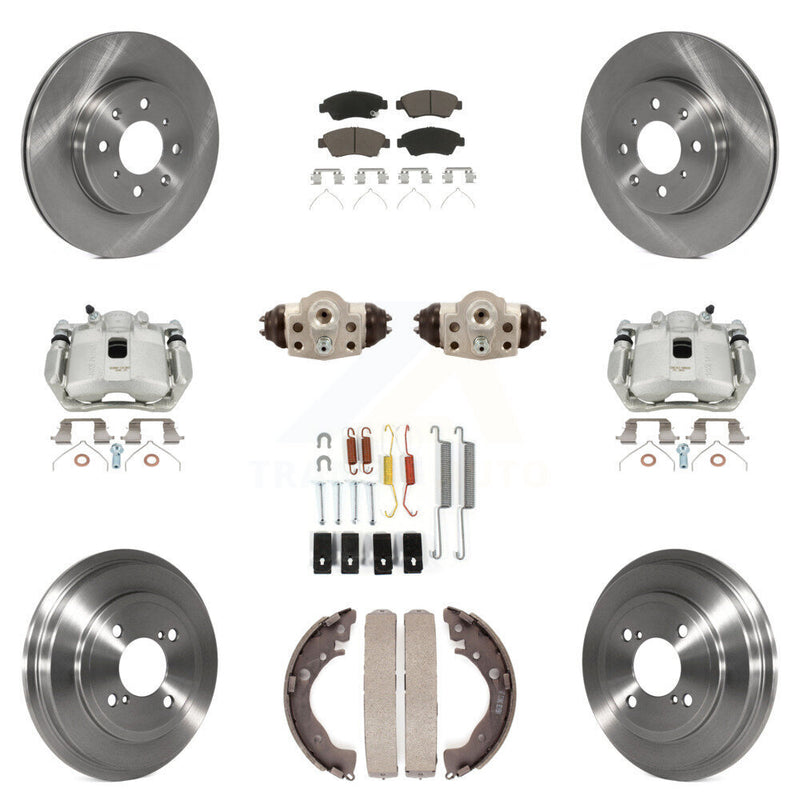 Transit Auto KC8-100915C Disc Brake Kit for 2015-2019 Honda Fit - Front and Rear product image