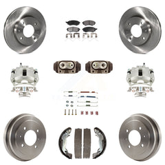 Transit Auto KC8-100917P Disc Brake Kit for 2002 Hyundai Elantra - Front and Rear product image