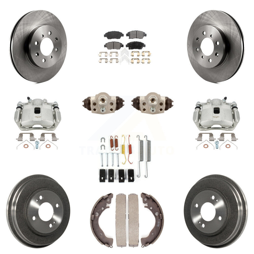Transit Auto KC8-100917T Disc Brake Kit for 2009-2013 Honda Fit - Front and Rear product image