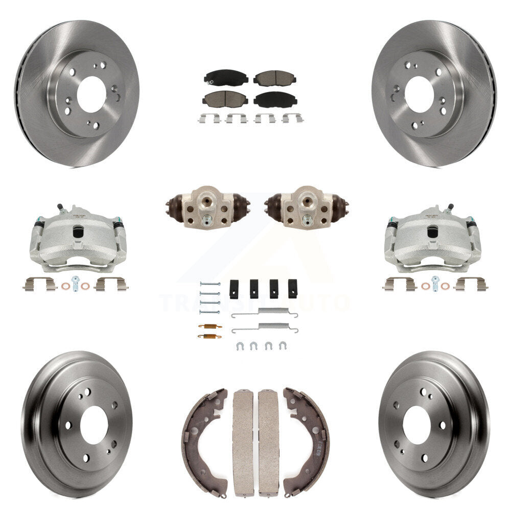 Transit Auto KC8-100918C Disc Brake Kit for 2006-2011 Honda Civic - Front and Rear product image