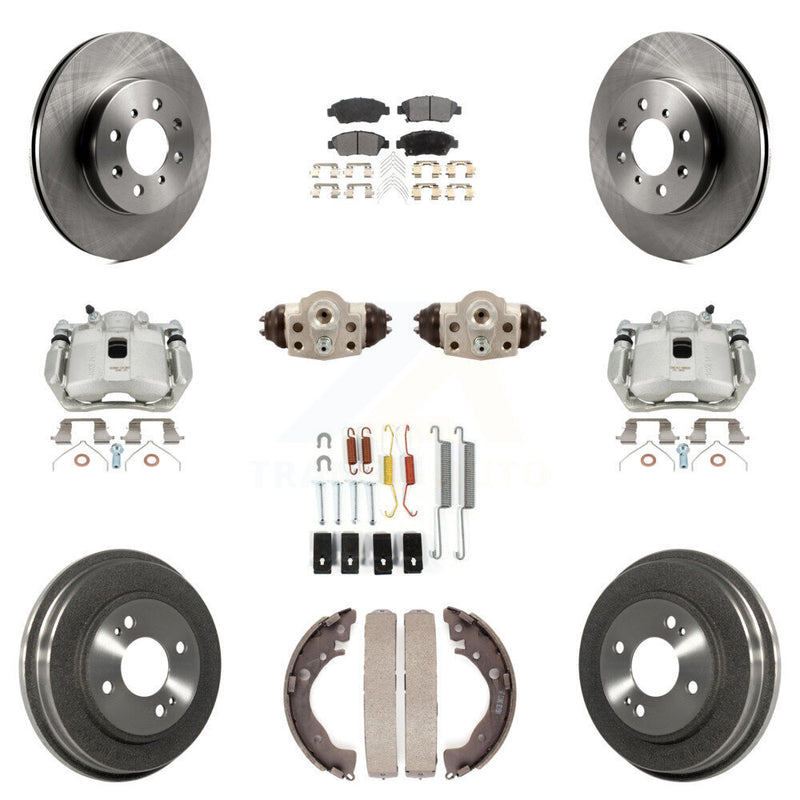 Transit Auto KC8-100918P Disc Brake Kit for 2009-2013 Honda Fit - Front and Rear product image