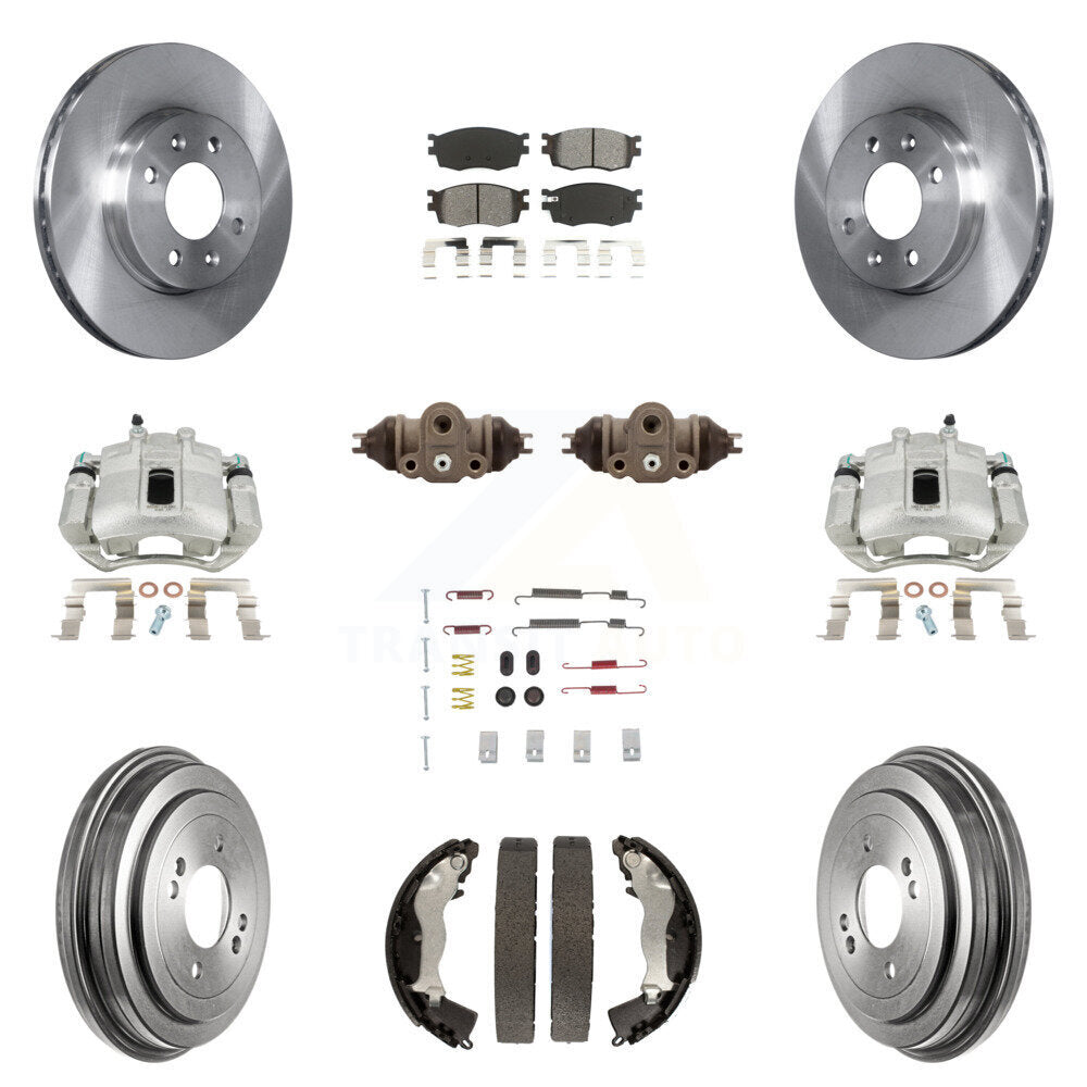 Transit Auto KC8-100918S Disc Brake Kit for 2006-2011 Hyundai Accent, Kia Rio, Kia Rio5 - Front and Rear product image