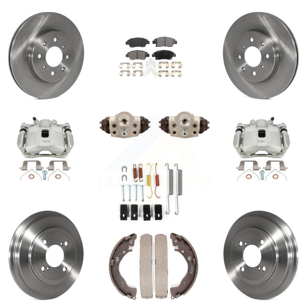 Transit Auto KC8-100919P Disc Brake Kit for 2015-2019 Honda Fit - Front and Rear product image
