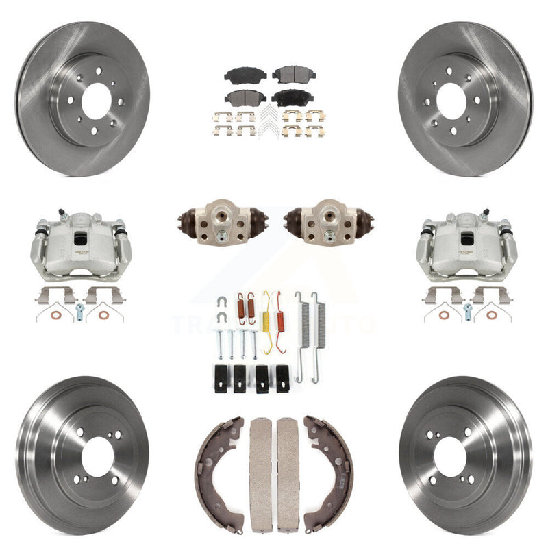 Transit Auto KC8-100919P Disc Brake Kit for 2015-2019 Honda Fit - Front and Rear product image