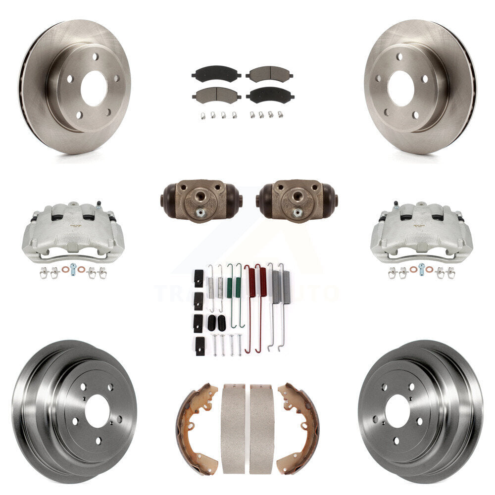 Transit Auto KC8-100920C Disc Brake Kit for 2005-2009 Dodge Dakota, Mitsubishi Raider - Front and Rear product image