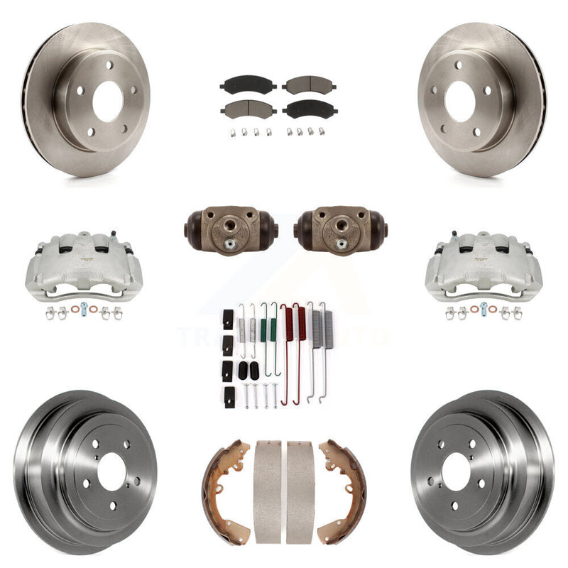 Transit Auto KC8-100920C Disc Brake Kit for 2005-2009 Dodge Dakota, Mitsubishi Raider - Front and Rear product image