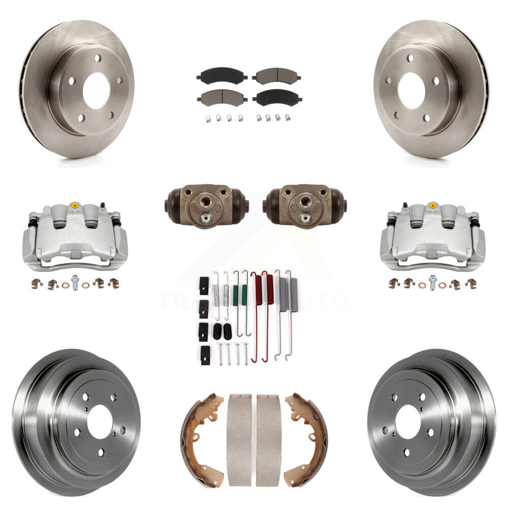 Transit Auto KC8-100921C Disc Brake Kit for 2009-2011 Ram Dakota, Dodge Dakota - Front and Rear product image