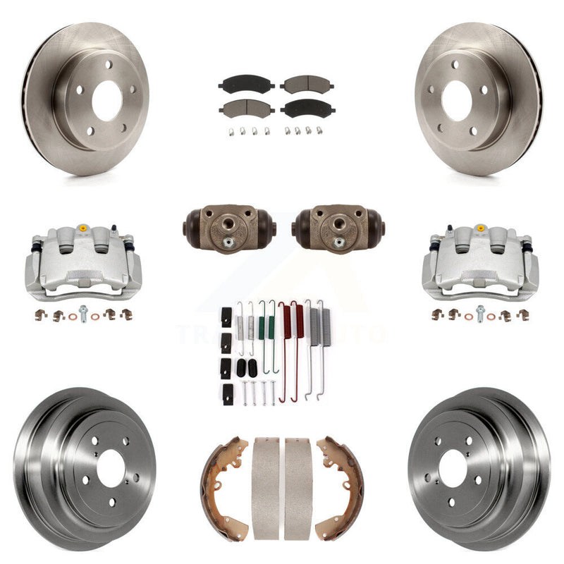 Transit Auto KC8-100921C Disc Brake Kit for 2009-2011 Ram Dakota, Dodge Dakota - Front and Rear product image