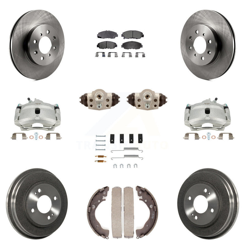 Transit Auto KC8-100921P Disc Brake Kit for 2010-2014 Honda Insight - Front and Rear product image