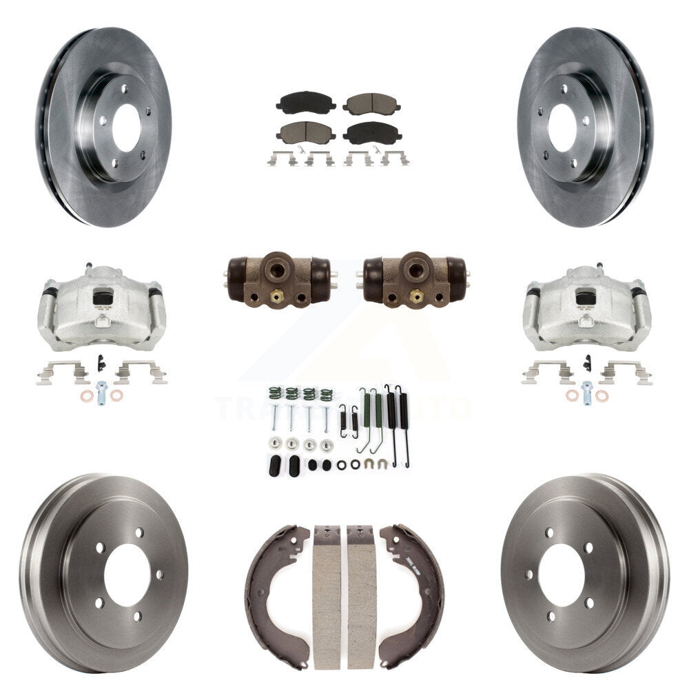 Transit Auto KC8-100923C Disc Brake Kit for 2007-2017 Dodge Caliber, Dodge Avenger, Jeep Compass & more - Front and Rear product image